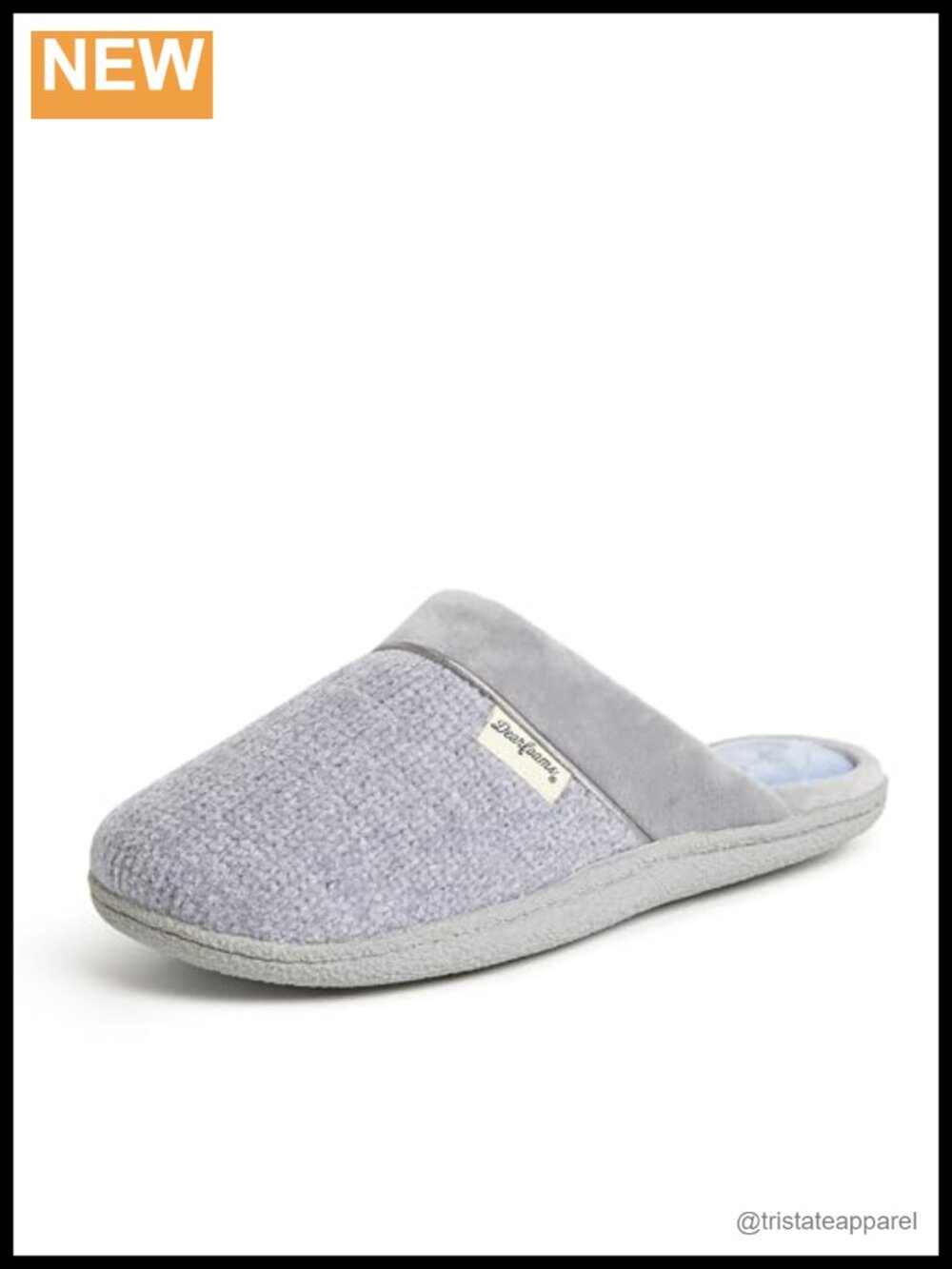 Women's Knit Closed Toe Scuff Slippers Memory Foam Indoor House Shoes